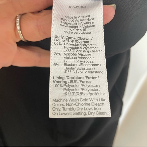 NEW WITH TAGS Madewell Black The Fairbanks Trouser Pant in Size 0 Petite NO364 - Picture 5 of 7